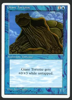 ***Giant Tortoise*** MTG Alternate 4th Edition Magic Kid Icarus - Image 1