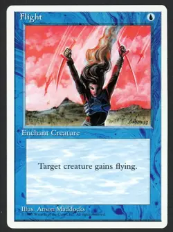 ***Flight*** MTG Alternate 4th Edition Magic Kid Icarus - Image 1