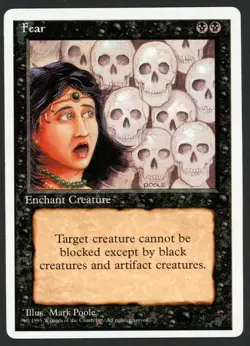 ***Fear*** MTG Alternate 4th Edition Magic Kid Icarus - Image 1