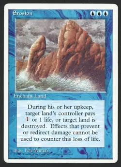 ***Erosion*** MTG Alternate 4th Edition Magic Kid Icarus - Image 1