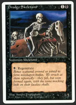 ***Drudge Skeletons*** MTG Alternate 4th Edition Magic Kid Icarus - Image 1