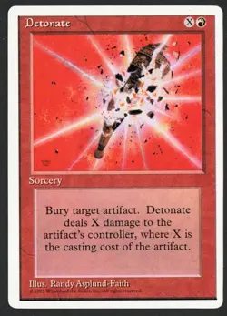 ***Detonate*** MTG Alternate 4th Edition Magic Kid Icarus - Image 1