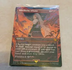 Nibelheim Aflame (Borderless) Final Fantasy Pack Fresh MTG MINT🔥 - Image 1