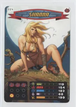 2008 Spider-Man Heroes & Villains Power Card Collection Shanna #224 - Image 1