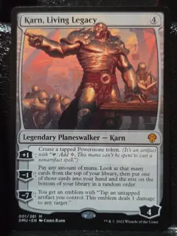 Karn, Living Legacy 1 Mythic Dominaria United Magic: The Gathering Near Mint - Image 1
