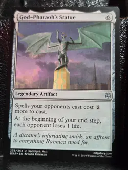 God-Pharaoh's Statue 238 Uncommon War of the Spark Magic: The Gathering NM - Image 1