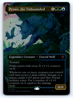 Primo, the Unbounded FOIL Borderless - Secrets of Strixhaven Commander - MTG - Image 2