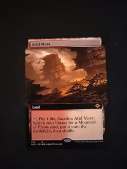 Arid Mesa x 1 - MTG - NM+ - MH2 475 - Extended Art - Rare Land - - Image 1