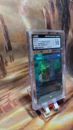Slimed - Trickbind Rainbow Foil SLD Ghostbusters MTG CGC 10 Gem Mint - Image 3