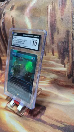 Slimed - Trickbind Rainbow Foil SLD Ghostbusters MTG CGC 10 Gem Mint - Image 4