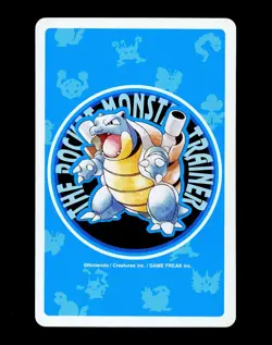 Pokemon DEWGONG Japanese BLUE Blastoise Deck 6 of Diamonds POKER Card #87 - MINT - Image 2