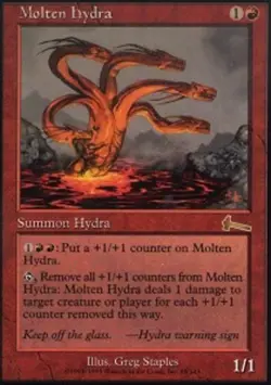 1 x Molten Hydra - Urza's Legacy - Light Play - MTG - Image 1