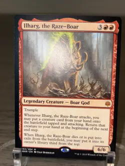 Ilharg, the Raze-Boar War of the Spark Regular NM MTG - Image 2