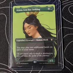 Azusa, Lost but Seeking (Borderless) Commander Masters Regular - Image 1