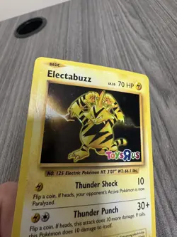 Electabuzz Pokemon Toys R Us Promo XY-Evolutions 41/108, Crimp ERROR - Image 5