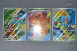 Pokemon TCG First Partner Illustration Collection, Series 1 Kanto GEN 1 Starters - Image 1