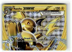 2015 Pokemon - XY BREAKthrough Raichu BREAK #50/162 - Image 1