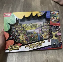 Pokemon TCG Ascended Heroes Mega Lucario Premium poster Collection - Image 1