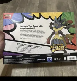 Pokemon TCG Ascended Heroes Mega Lucario Premium poster Collection - Image 3