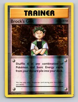 BROCK'S GRIT 74/108 UC EVOLUTIONS POKEMON REVERSE HOLO NM - Image 1