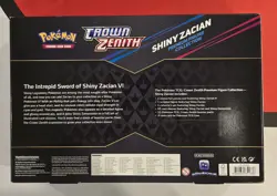 Pokemon Crown Zenith Shiny Zacian Premium Figure Collection Sealed - Image 2