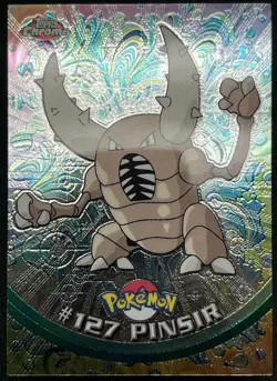 2000 Topps Chrome Pokemon Cards - Series 2 - Pinsir #127 NM - Image 1