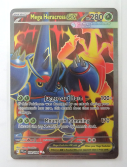 Pokemon Card Mega Heracross Ex 108/094 Holo Full Art Ultra Rare Near Mint - Image 1