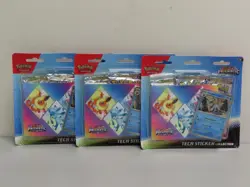 (3) Lot 2025 Pokemon Prismatic Evolutions Glaceon Tech Sticker Collection - Image 1