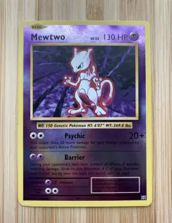 Pokemon XY Evolutions - Mewtwo - 51/108 - Reverse Holo Rare - Image 1