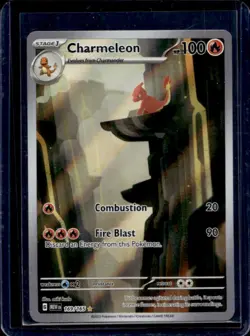 2023 Pokemon SV 151 Charmeleon Illustration Rare #169/165 - Image 1