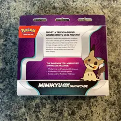 Pokemon Mimikyu EX Showcase Box 3 Booster Packs Promo Card English - Image 2