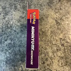 Pokemon Mimikyu EX Showcase Box 3 Booster Packs Promo Card English - Image 3