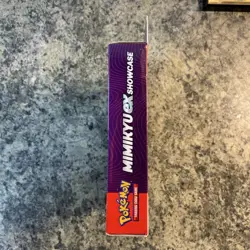 Pokemon Mimikyu EX Showcase Box 3 Booster Packs Promo Card English - Image 4