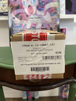 Factory Sealed Pokemon TCG ME01 Mega Evolution Enhanced Booster Box Case - Image 1