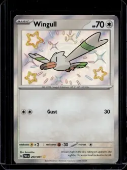 2024 Pokemon Paldean Fates Wingull #203/091 - Image 1