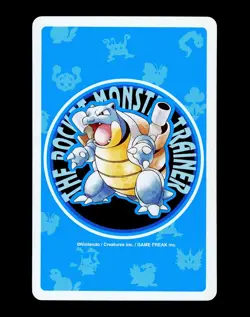 Pokemon SEAKING Japanese BLUE Blastoise Deck 5 of Diamonds POKER Card #119 MINT - Image 2