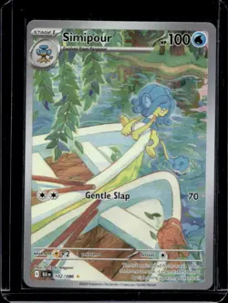 2025 Pokemon Black Bolt Simipour Illustration Rare #102/086 - Image 1