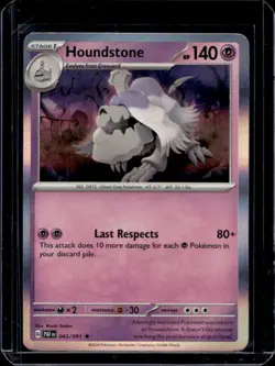 2024 Pokemon Paldean Fates Houndstone #043/091 - Image 1