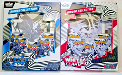Pokemon TCG 2 BOX: BLACK BOLT AND WHITE FLARE BINDER COLLECTION - SEALED! - Image 1