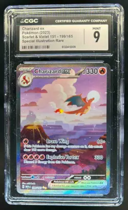 2023 Pokemon SV 151 Charizard ex Special Illustration Rare #199/165 CGC 9 - Image 1