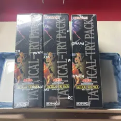 Yu-Gi-Oh Tactical Try Pack 3Box Shrink Wrapped Official Card Game - Image 2