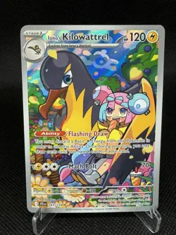 Ionos Kilowattrel 163/159 Journey Together Pokemon Tcg Illustration Rare - Image 1