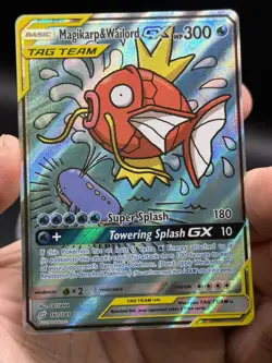 Magikarp & Wailord GX 161/181 Alternate Art Team Up Pokemon English NM - Image 4