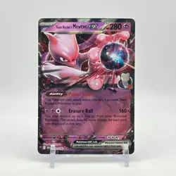 Team Rocket's Mewtwo ex 81/182 Pokemon Destined Rivals - NM - Image 1