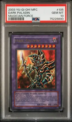 Dark Paladin MFC-105 Ultra Rare Unlimited PSA 10 - Image 1