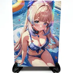 Genshin Impact Sangonomiya Kokomi Sexy Bikini Anime Waifu Goddess Story Art Card - Image 1