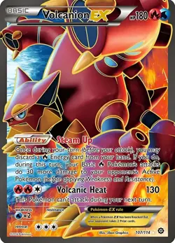 VoleainionEX HP180 Steam Up Metal Pokemon Card-Collectible Gift Display - Image 1