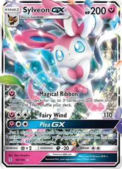 Sylveon GX HP200 Metal Pokemon Card-Collectible Gift Display - Image 1