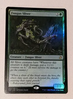 MTG *FOIL* Time Spiral Remastered Rare FUNGUS SLIVER NM - Image 1