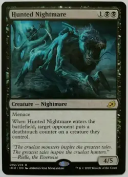 mtg magic hunted nightmare ENGLISH FRENCH cauchemar au rabais 3 available ikoria - Image 1